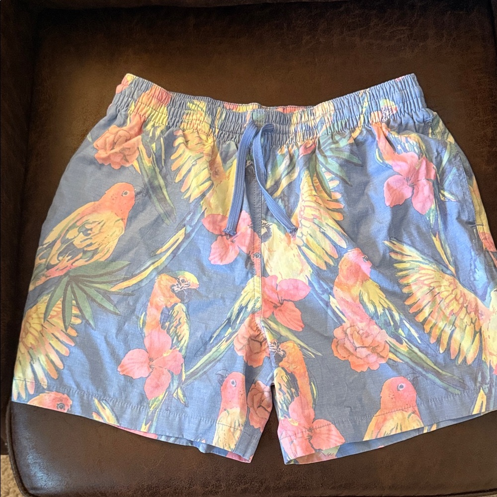 Chubbies Colorful Parrot Print Swim Trunks